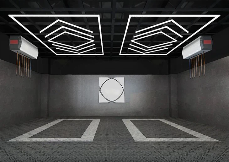 Hexagon Garage Led Lights