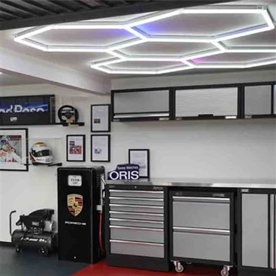 Luzes LED hexagonais-1
